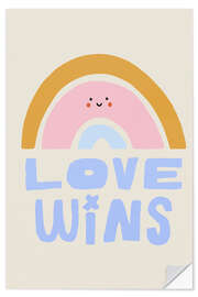 Wall sticker Love Wins - treechild