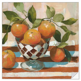 Sticker mural Quiet Morning with Oranges - DejaReve