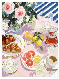 Självhäftande poster Morning Table Harmony - DejaReve