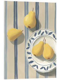 Quadro em acrílico Pears and Lines - DejaReve