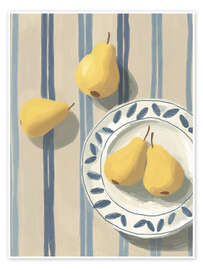 Póster Pears and Lines - DejaReve