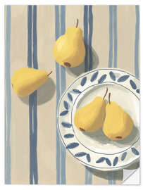 Sticker mural Pears and Lines - DejaReve