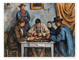 Wandbild Die Kartenspieler - Paul Cézanne