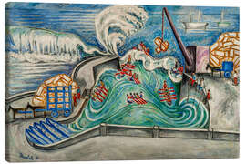 Quadro em tela Atlantic Port - Nils von Dardel