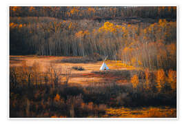 Wandbild Blackfoot-Land - Chiara Salvadori