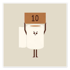 Poster Poo Scoring - HandsOffMyDinosaur