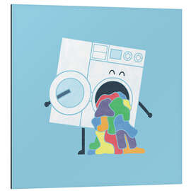 Print på aluminium Laundry Day - HandsOffMyDinosaur