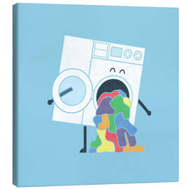 Leinwandbild Waschtag - HandsOffMyDinosaur