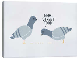 Leinwandbild Street Food - HandsOffMyDinosaur