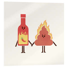 Acrylic print Hot Sauce Buds - HandsOffMyDinosaur