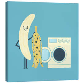 Leinwandbild Bananenwäsche - HandsOffMyDinosaur
