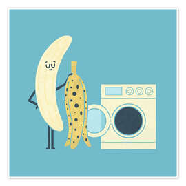 Plakat Banana Laundry - HandsOffMyDinosaur