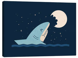 Leinwandbild Mondbiss - HandsOffMyDinosaur