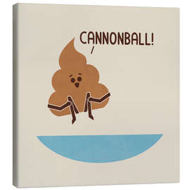 Leinwandbild Poo Diving - HandsOffMyDinosaur