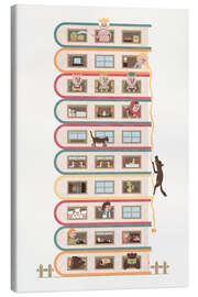 Leinwandbild 10 Stories High - HandsOffMyDinosaur