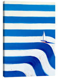 Lærredsbillede Strip sails - Softlight Boutique
