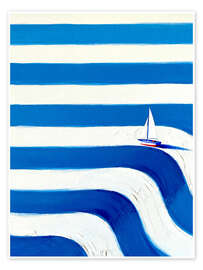 Poster Streifensegeln - Softlight Boutique