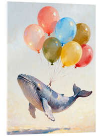 Acrylic print Whale among clouds - Softlight Boutique