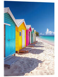 Tableau en verre acrylique Where colours go on vacation - Peter Roder