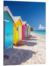 Print på aluminium Where colours go on vacation - Peter Roder