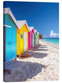 Lærredsbillede Where colours go on vacation - Peter Roder