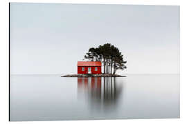 Print på aluminium Home on a small island - Peter Roder