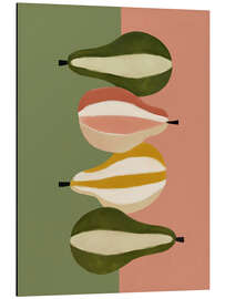 Print på aluminium Pears in Balance - Branka Kodžoman