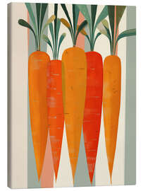 Tableau sur toile Carrot Parade - Branka Kodžoman