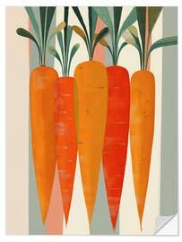 Sticker mural Carrot Parade - Branka Kodžoman