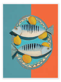 Póster Modern Coastal Still Life - Branka Kodžoman