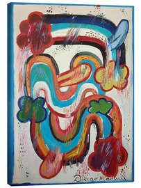 Lærredsbillede Clouds, rainbows and tongues - Diego Manuel Rodriguez