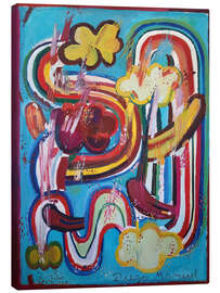 Lærredsbillede Clouds, rainbows and tongues - Diego Manuel Rodriguez