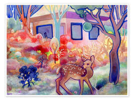 Obra artística Fawn in the Backyard - Josh Byer