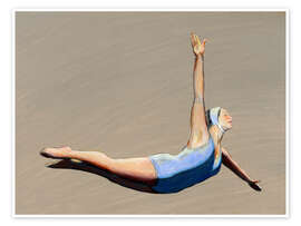 Wall art print Periwinkle diver - Sarah Morrissette