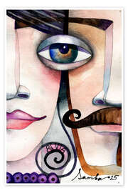 Poster Ein Blick für zwei - Elena Samborskaja