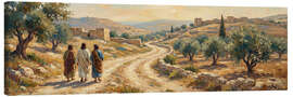 Canvas print Road to Emmaus - Stephanie W.