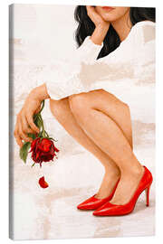 Canvas print Gone Girl - Female Gaze