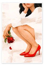 Wandbild Gone Girl - Female Gaze