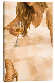 Tableau sur toile Party Wine - Female Gaze
