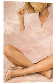 Tableau en verre acrylique Blonde Bob - Female Gaze