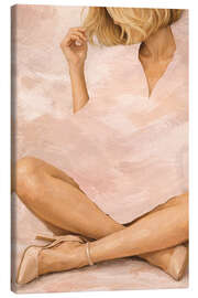 Tableau sur toile Blonde Bob - Female Gaze