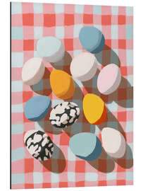 Print på aluminium Easter Picnic Eggs - Branka Kodžoman
