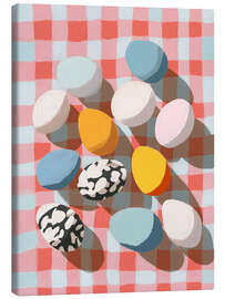 Leinwandbild Easter Picnic Eggs - Branka Kodžoman