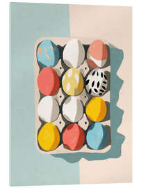 Acrylic print Easter Egg Carton - Branka Kodžoman