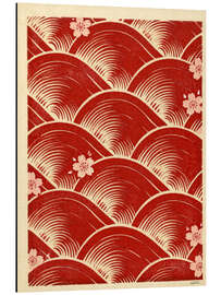 Print på aluminium Japanese wave pattern - Softlight Boutique
