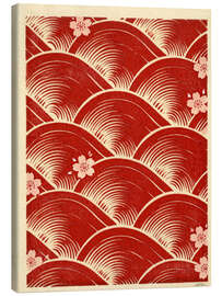 Tableau sur toile Japanese wave pattern - Softlight Boutique