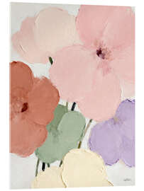 Acrylglasbild Sommerblumen Pastell - Softlight Boutique