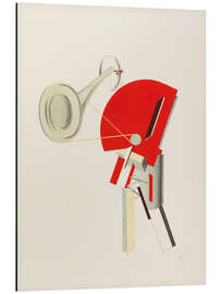 Print på aluminium Announcer, 1923 - El Lissitzky