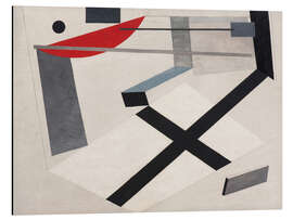 Print på aluminium Proun 30 - El Lissitzky