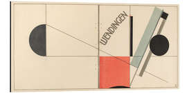 Print på aluminium Wendingen, 1921 - El Lissitzky